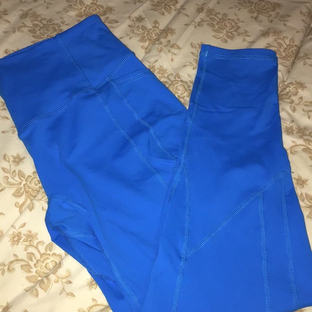 TYC Electric Blue Heart Booty leggings